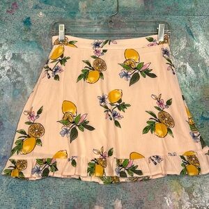 Pastel Pink Lemon Skirt